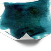 Moringa-bloemen Poster (Hoek)