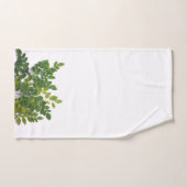 Moringabladeren met tekst ruimte bad handdoek (Handdoek)