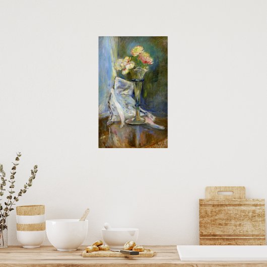 Morisot - Anemones Rozen Poster (Keuken)