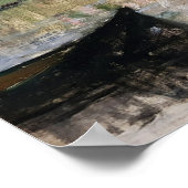 Morisot - Boats on the Seine 1880 Poster (Hoek)