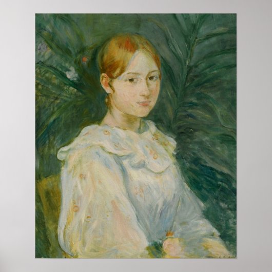 Morisot - Bust of Alice Gamby 1890 Poster (Voorkant)