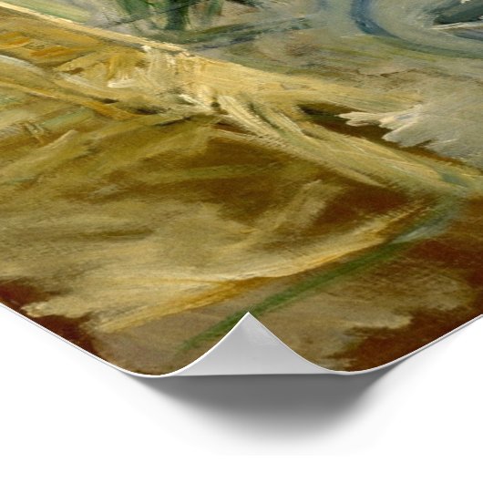 Morisot - De voorzitter van het mandje 1885 Poster (Hoek)