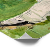 Morisot - Edge of Forest ( Edma en Jeanne ) 1872 Poster (Hoek)