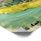 Morisot - Fontainebleau Park 1893 Poster (Hoek)