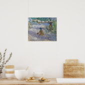 Morisot - het strand van Nice 1882 Poster (Keuken)