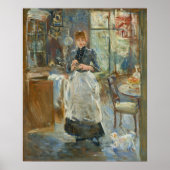Morisot - in de mijnbouwruimte 1886 poster (Voorkant)