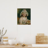 Morisot - jong meisje met Pet Poster (Keuken)