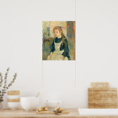 Morisot - jong meisje met Schort Poster (Keuken)