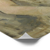 Morisot - jonge vrouw gekleed voor de bal 1879 poster (Hoek)