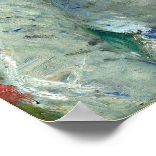 Morisot - Jonge vrouw met een rietje Pet Poster (Hoek)