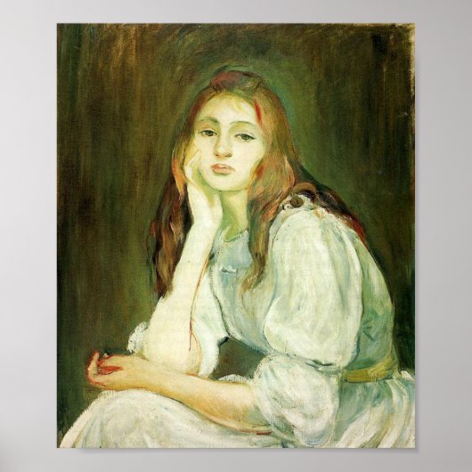 morisot_julie_daydroaming_1894 poster (Voorkant)