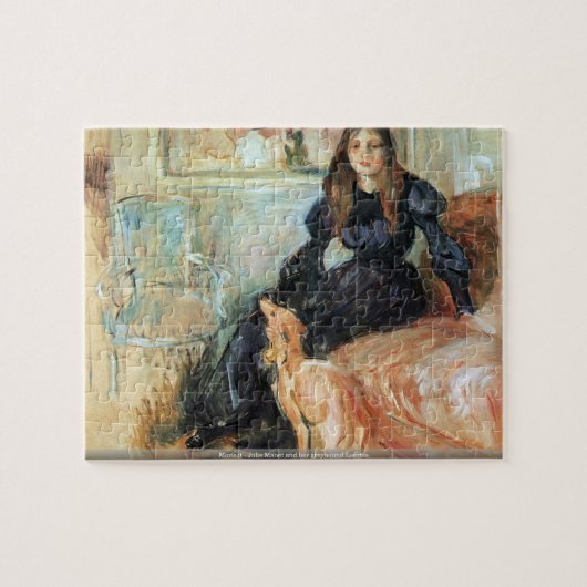 Morisot - Julie Manet en haar griewindparken Legpuzzel (Horizontaal)