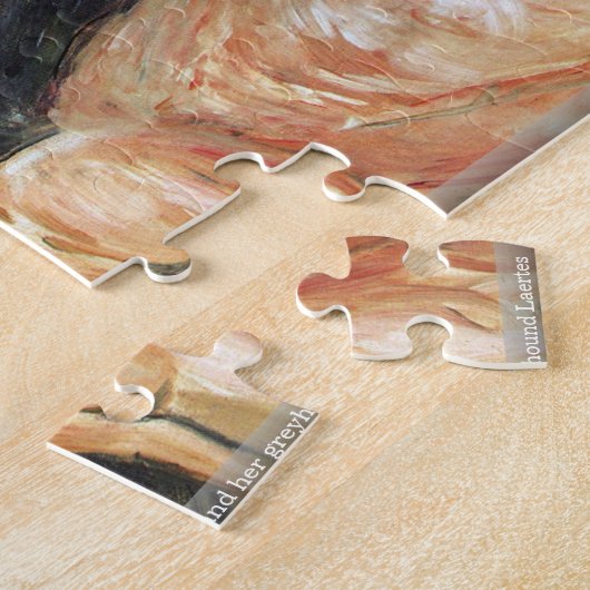 Morisot - Julie Manet en haar griewindparken Legpuzzel (Zijkant)