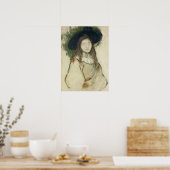 Morisot - Julie Manet Met Vrijheidshoed Poster (Keuken)