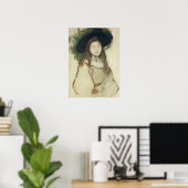 Morisot - Julie Manet Met Vrijheidshoed Poster (Thuiskantoor)