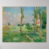 " morisot " - landschap van La Creuse 1882 Poster (Voorkant)