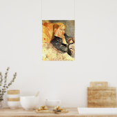 Morisot - Little Girl met Doll 1886 Poster (Keuken)