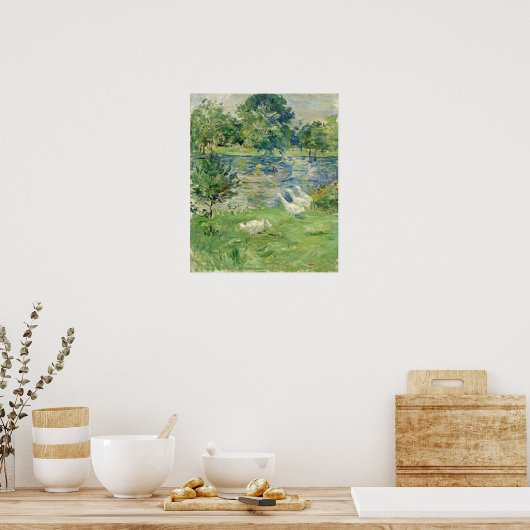 morisot - meisje in bootje 1889 poster (Keuken)