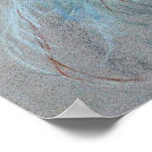 Morisot - meisje met lange haar 1890 poster (Hoek)