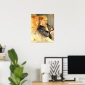 Morisot - Meisje Met Pop 1886 Poster (Thuiskantoor)