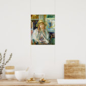 Morisot - Meisje Met Strohoed 1892 Poster (Keuken)