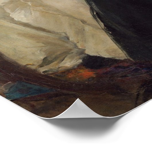 Morisot - moeder en zuster van de kunstenaar 1870 poster (Hoek)