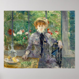 Morisot - Na de lunch 1881 Poster