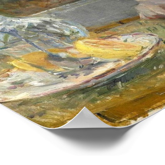 Morisot - na Luncheon 1881 Poster (Hoek)