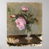 Morisot - Peonies 1869 Poster (Voorkant)