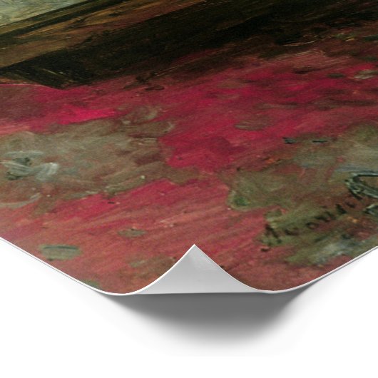 Morisot - Psyche 1876 Poster (Hoek)