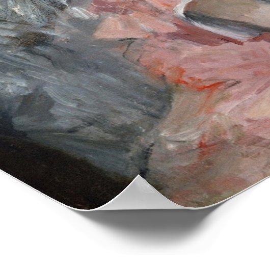 Morisot - The Pink Dress 1870 Poster (Hoek)