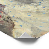 Morisot - twee zussen op een Couch 1869 Poster (Hoek)