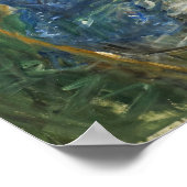 Morisot - Vrouw die bloemen 1879 Poster (Hoek)