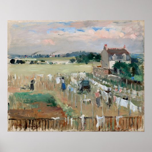 Morisot - Wasmachine 1875 Poster (Voorkant)