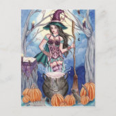 Morissa - Witch Briefkaart (Voorkant)