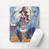 Morissa - Witch Mousepad Muismat (Met muis)