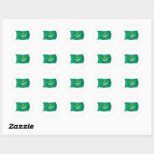 Moritanië Vlag Sticker (Vel)