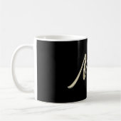 Moritz Name whitegold Tasse Teetasse Kaffeetasse Koffiemok (Links)