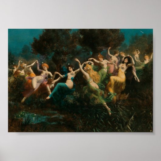 Moritz Stifter Nymphen Poster (Voorkant)
