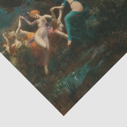 Moritz Stifter Nymphen Tissuepapier (Detail)