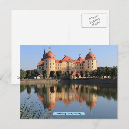 Moritzburg Castle, Duitsland Briefkaart (Voorkant / Achterkant)