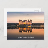 Moritzburg Castle Germany Sunset Travel Photo Briefkaart (Voorkant / Achterkant)