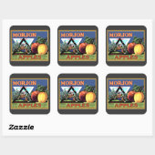 Morjon Appels Vierkante Sticker (Vel)