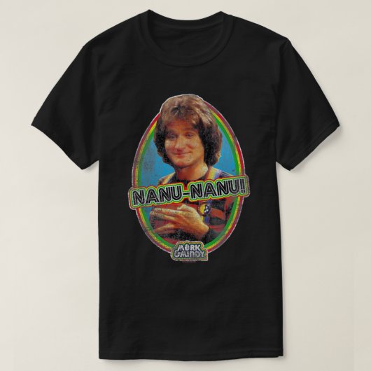 Mork & Mindy Nanu Nanu T-shirt (Design voorkant)