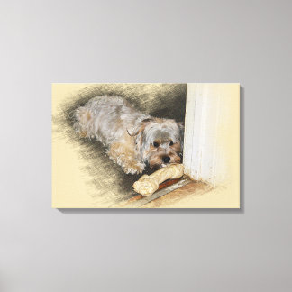 Morkie Art Canvas Afdruk
