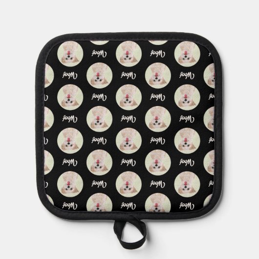 Morkie Black Pannenlap (Voorkant)