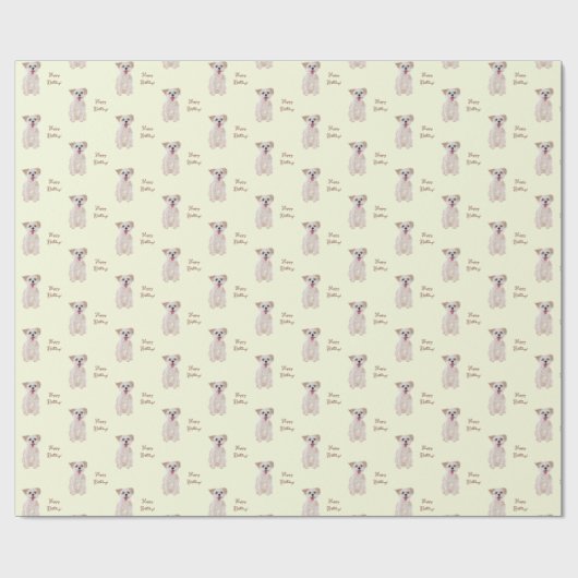 Morkie  cadeaupapier (Vlak)