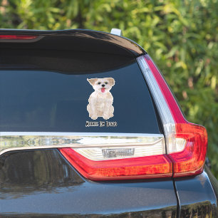 Morkie Dog Custom Cut Sticker