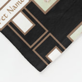 Morkie Dog fleece Blanket met tekst (Hoek)