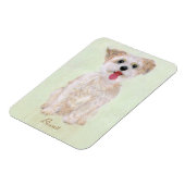 Morkie Dog Flexible Magnet Magneet (Linkerzijde)